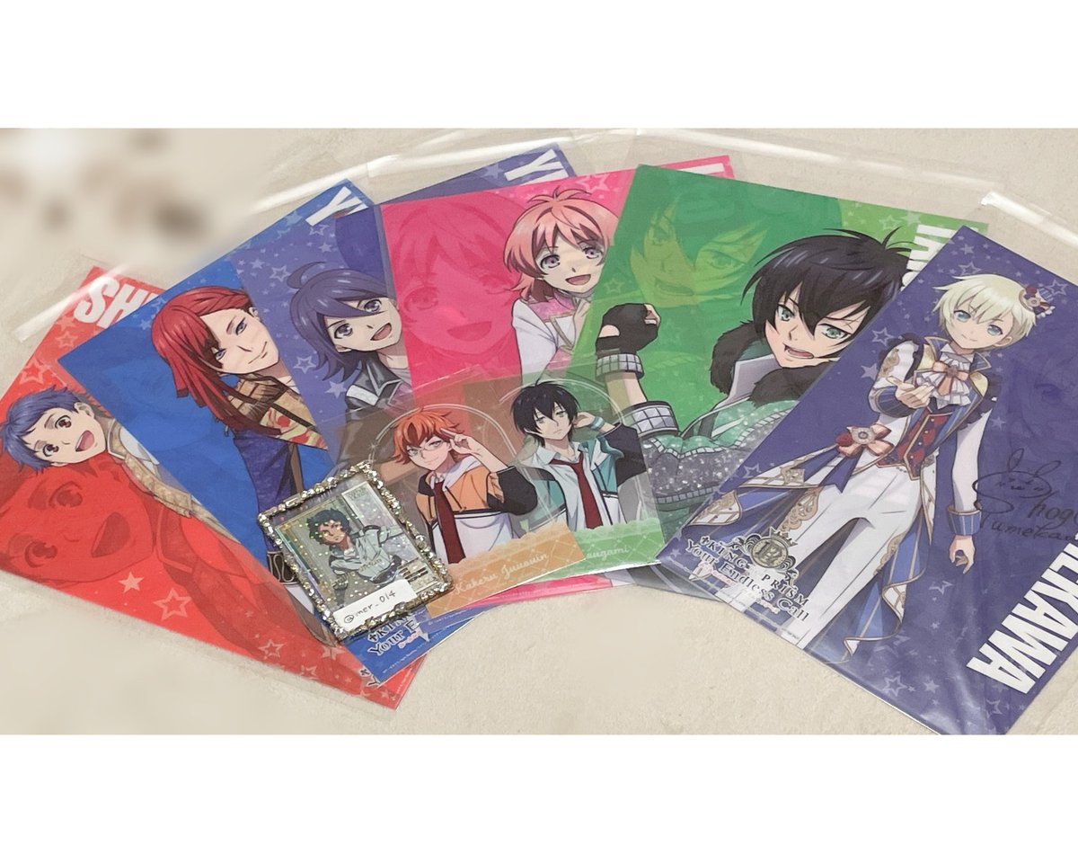 mer_0l4's tweet photo. 【交換 譲渡】
KING OF PRISM キンツア 円盤 特典 

求） 仁(クリアシート)＞希望額

譲）
クリアポスター… シン、ユキノジョウ、ユウ、レオ、タイガ、ショウゴ
クリアシート… カケル、タイガ

複数提供可能。交換優先。基本郵送。
お声がけ重なった場合、なるべくまとめての方優先。 https://t.co/5SsL4iGmrh