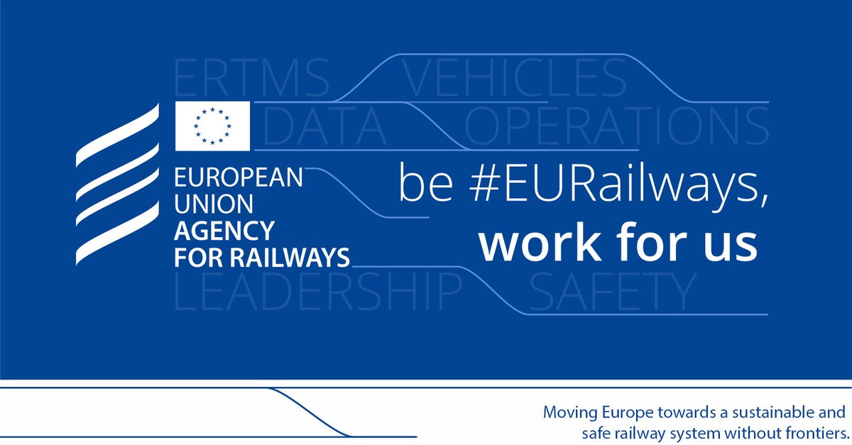 ERA_railways's tweet photo. 𝗡𝗲𝘄 𝗖𝗮𝗹𝗹 𝗳𝗼𝗿 𝗔𝗽𝗽𝗹𝗶𝗰𝗮𝘁𝗶𝗼𝗻𝘀 𝗳𝗼𝗿 𝗽𝗼𝘀𝘁𝘀 𝗼𝗳 𝗣𝗿𝗼𝗷𝗲𝗰𝘁 𝗢𝗳𝗳𝗶𝗰𝗲𝗿𝘀!

ERA is looking for candidates to support the Agency’s needs in the field of #data analysis!

All info here👉https://t.co/nEcgMe0zpx

#EUcareers #Railways @EU_Careers https://t.co/x4iv1EwjCn