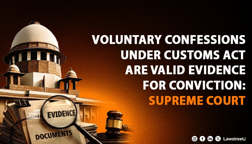 LawstreetJ's tweet photo. #SupremeCourt holds voluntary confessions under Section 108 of the #CustomsAct are valid evidence to sustain conviction in smuggling cases.

Read full article here               
https://t.co/9w9BnXq2YP

@isaketsourav #SmugglingCase #LawEnforcement #SubstantiveEvidence #EvidenceLaw #CriminalJustice