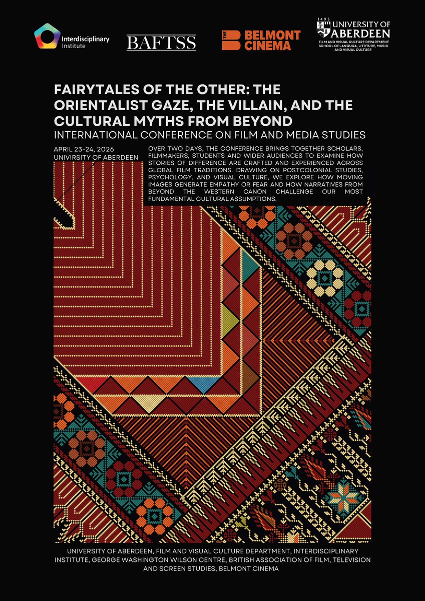 Coming this April, an International conference on Film and Media Studies, hosted and run by the students of The LLMVC School. 🎞️

Register your interest now! 

abdn.io/20F