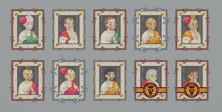 summaexpedition's tweet photo. 🏛️ NEW SENATUS CONTENT! 🏛️

Senatus keeps advancing, and our Roman Senate has never felt more alive. 

During the Steam event, we showed how each senator now has a unique face, style, and character. 🧵👇