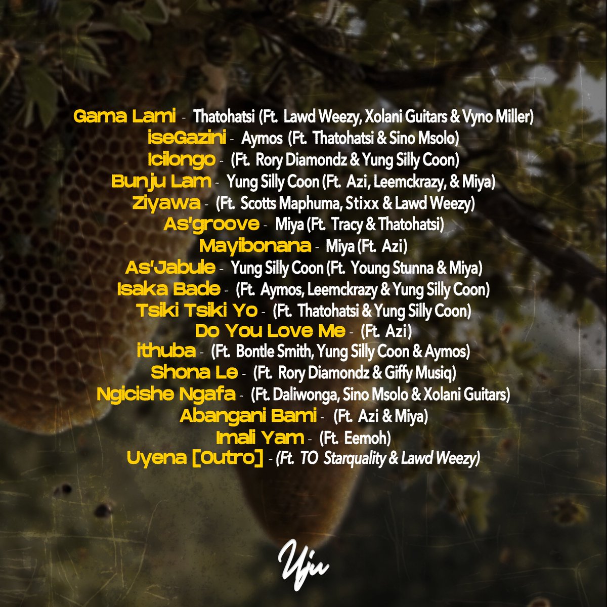 Uju🍯 Tracklist❤️

06/03/26