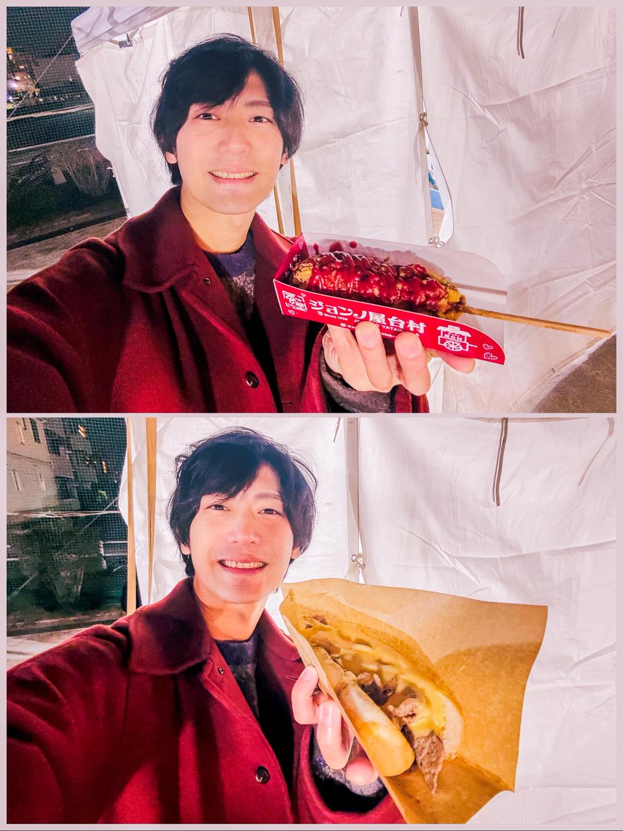 kunita0711's tweet photo. キッチンカーうまいもん選手権in東大宮大会！
＠東大宮中央公園 (2026.2.20)
ありがとうございました！

昨年の那須ぶりの出演となったキッチンカーうまいもん選手権！
4日間開催の初日ステージで歌わせていただきました🍴
いつも行っている松実高等学園が近くにあって不思議な感じの東大宮！
やっぱり埼玉県固有の空気感ってあるんだよなぁ🤔(埼玉県出身)

メインステージとサブステージでは雰囲気を変えたセトリを🎤
キッチンカーでは人生初ハットグとチーズステーキサンドをいただきました🌭
どちらも美味しかったーーー🤤
埼玉で歌えてうまいもんも食べられて幸せな一日でしたわーい！

-SET LIST-
<1st STAGE>
1.僕はシンガーソングライター
2.身体に悪いもの
3.君だった
4.あるものねだり

<2nd STAGE>
1.セブンデイズアウイーク
2.幸せの花 (幸手市健康ダンスソング)
3.もっとそばで
4.お前のものは俺のもの、俺のものはお前のもの