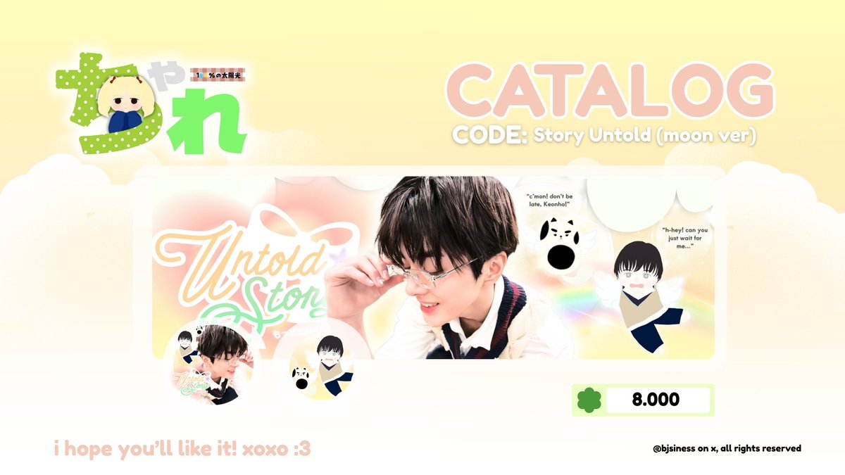 bjsiness's tweet photo. help repost? danke! 🧚🏻‍♀️

halOha! aku mau cs 4 layout ini! Ada Carmen, Keonho, dan Tamon! ofc dengan harga 5-8k (yeeeey!) kebetulan file di device sudah penuh.. jadi aku mau bersih-bersih T___T mohon untuk dijemput yaaaps! >__O oiya ini free retext juga yaa :3

#zonauang #zonajajan https://t.co/nVyBJURTkp