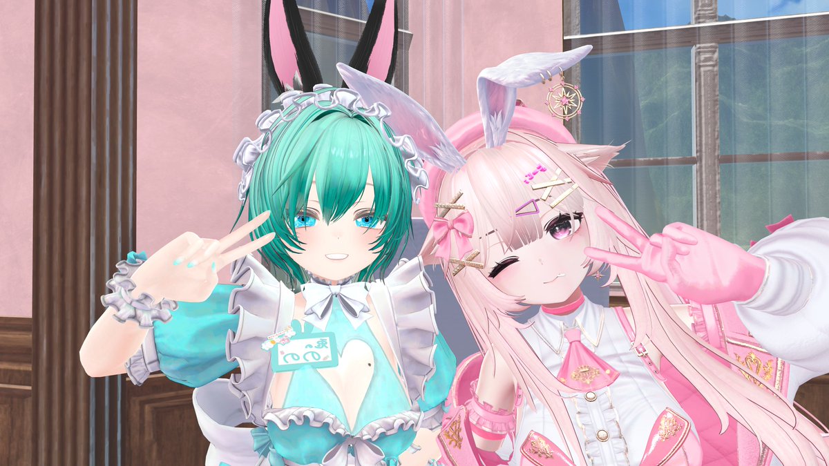 2/24はうさみみメイド喫茶みみみみ(#VRC_みみみみ)行ってきた！ 今回