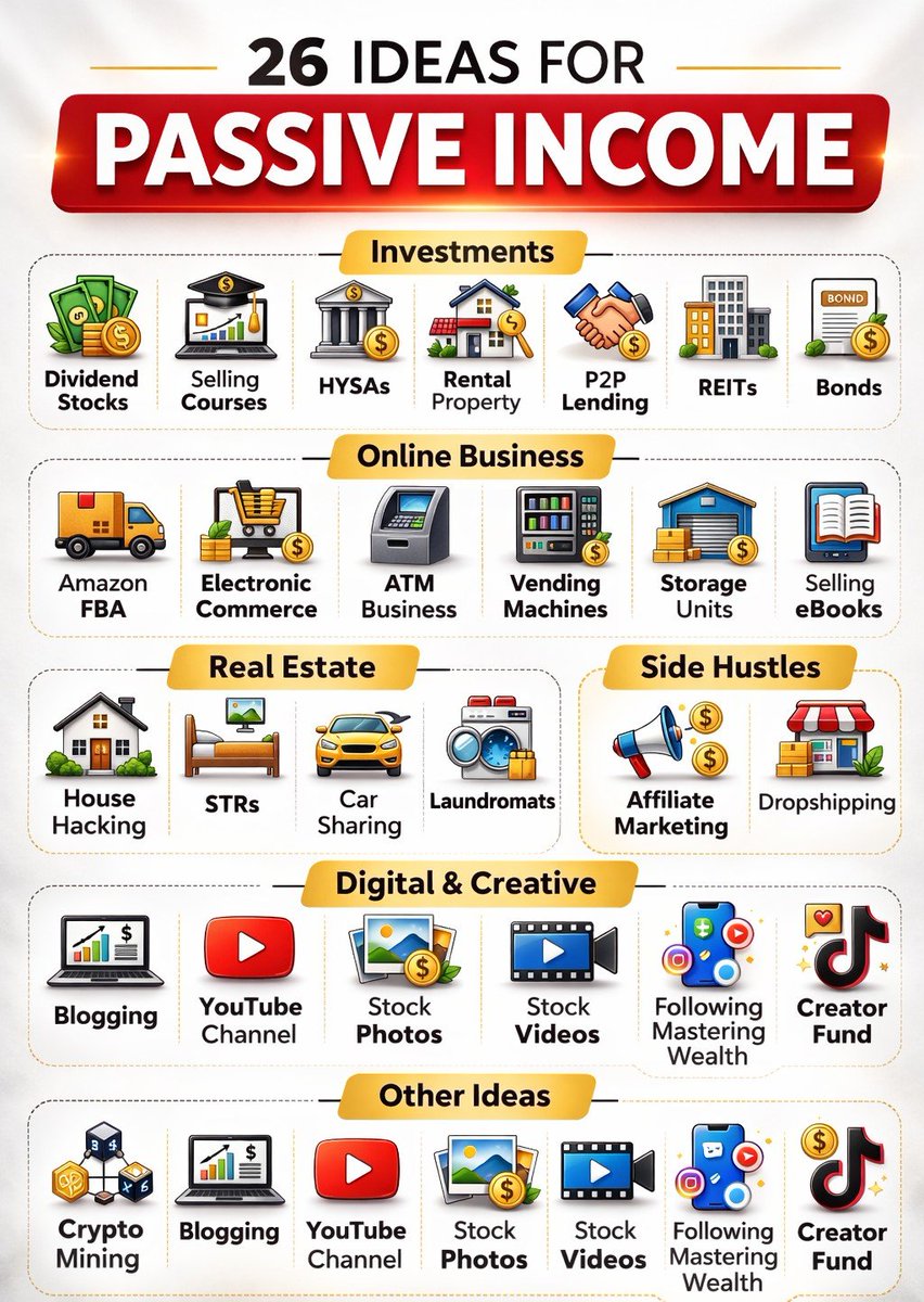 Mdkhurshed76417's tweet photo. 26 ideas for passive Income! 

Follow 👇
@Mdkhurshed76417 
for more unique ideas https://t.co/BRsz109wWC