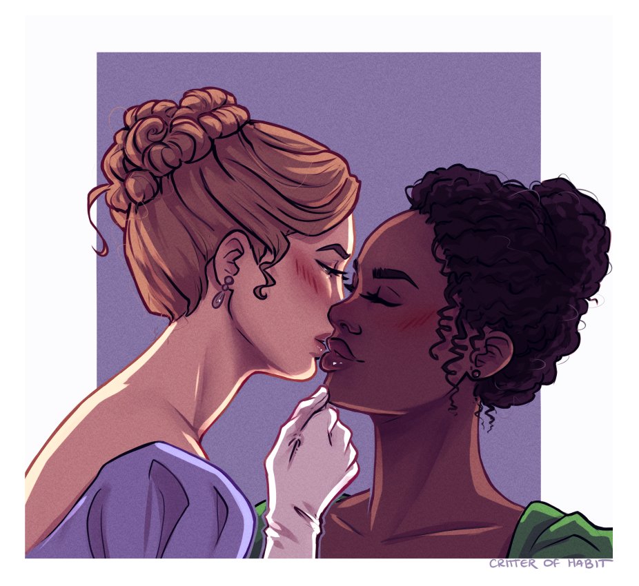 CritterOfHabit's tweet image. Oh but we shouldn't... should we?
#Franchaela #bridgerton