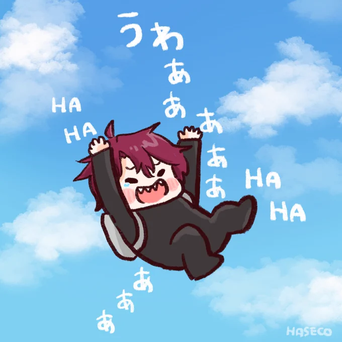 なんで飛行機の扉が開いちゃったんだろう でも、楽しそうだからいいかw #JurasickArt