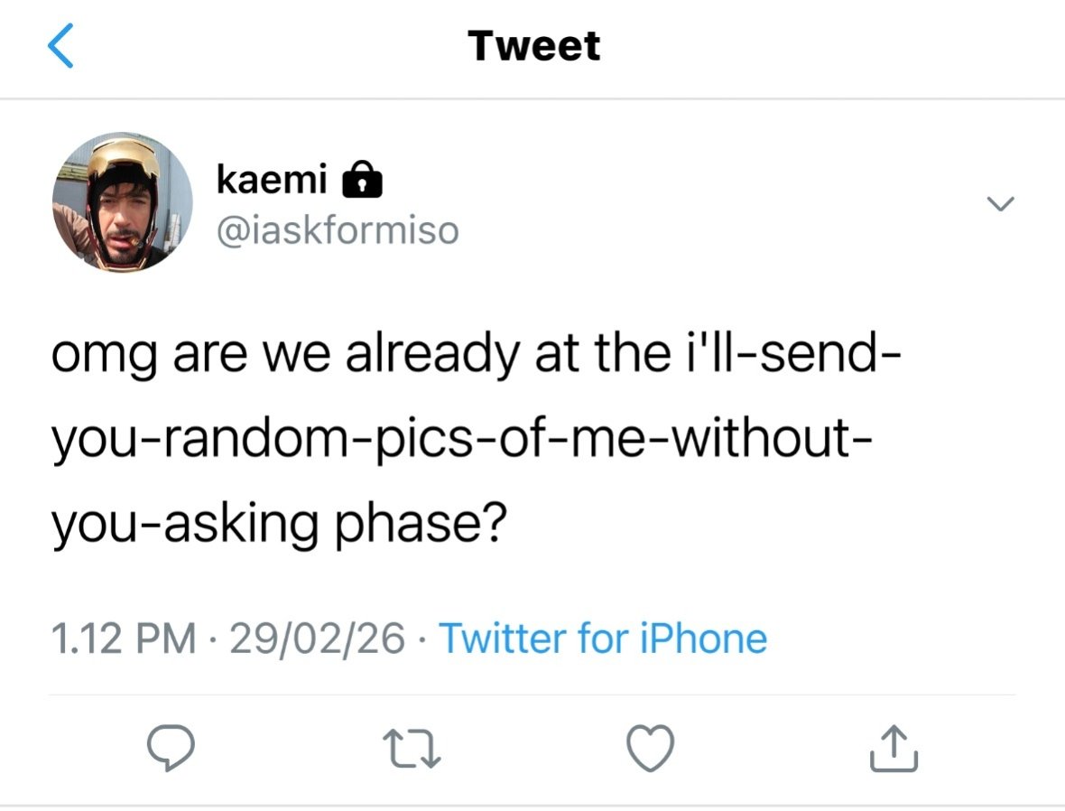 literaiscals's tweet photo. when things were going well, but only heaven knows how long it'll last

ohyul lngshot few tweets au https://t.co/vve2j5g5ai
