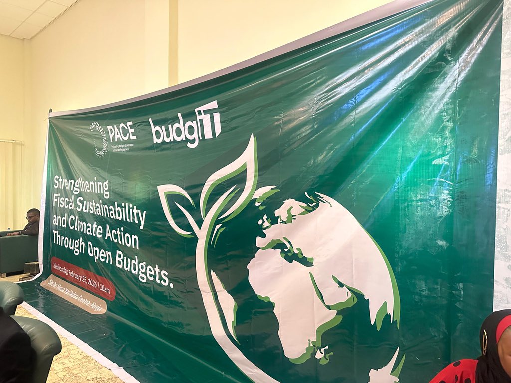 BudgITng's tweet image. We’re live at the Shehu Musa Yar’Adua Centre, bringing together CSOs and key stakeholders for a critical conversation on Strengthening Fiscal Sustainability and Climate Action through open budgets.

Stay with us for key insights and highlights.

#GetInvolved