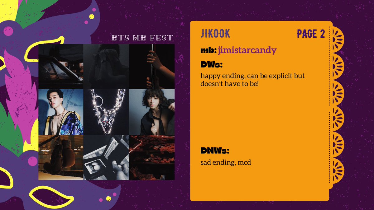 BTS MB Fest 2.5 | Fic reveals!! tweet media