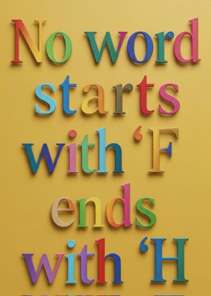 tek_sidhu's tweet photo. GIVE ME THE WORD 
Which Starts With 
‘ F’ and Ends with ‘H’ https://t.co/CKqBiSsR7a