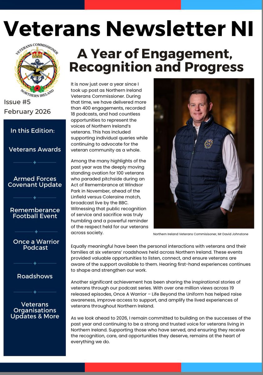 Veterans Commissioner for Northern Ireland tweet media