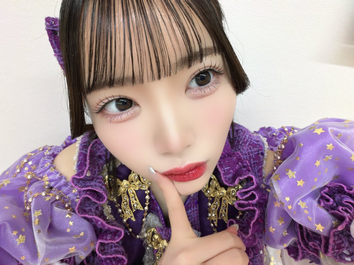 きゅーすとオンライン特典会💜 なべちゃんに名前呼んでもらえて 本日も