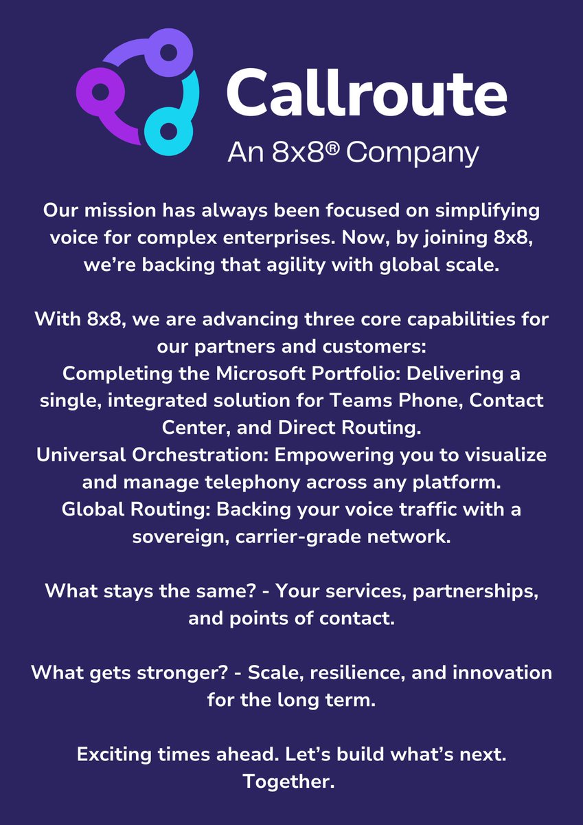 Callroute tweet media