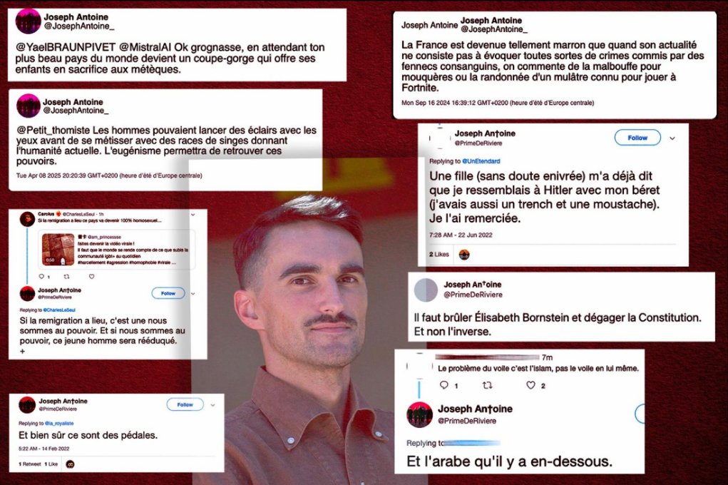 Vous vous souvenez de Vincent Claudin, l'ami de Quentin, interviewé par Cnews et France TV sans jamais préciser qu'il est l'attaché parlementaire d'une députée RN et a appartenu à un groupe néonazi ? Voici ses tweets pro-Hitler, antisémites, racistes, homophobes
(Mediapart)
