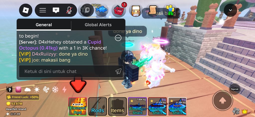 Ruii || FISH IT || @ after dm tweet media