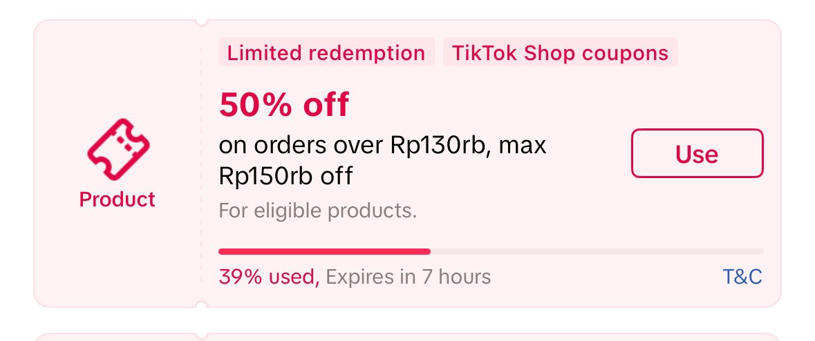 tiktokshop DISKON 50% 150RB masih banyakk baru 39% kepake ✅

📍buat yg blm claim, nanti claim start jam 19:00 
📍yg udh claim jatahnya 1x ajaa

produk yg berlaku bisa cek di twt yg ku quote 👇🏻

atau di twt ini👇🏻
x.com/kimmyexp/statu…