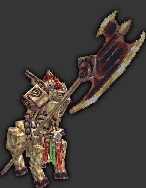 mr_fursblack's tweet photo. Bosses for the new update of my mod Eternal Tales

Part 2/4: Chak-Mool 

#minecraft #pixelart #minecraftmod https://t.co/RsX2CjYeun