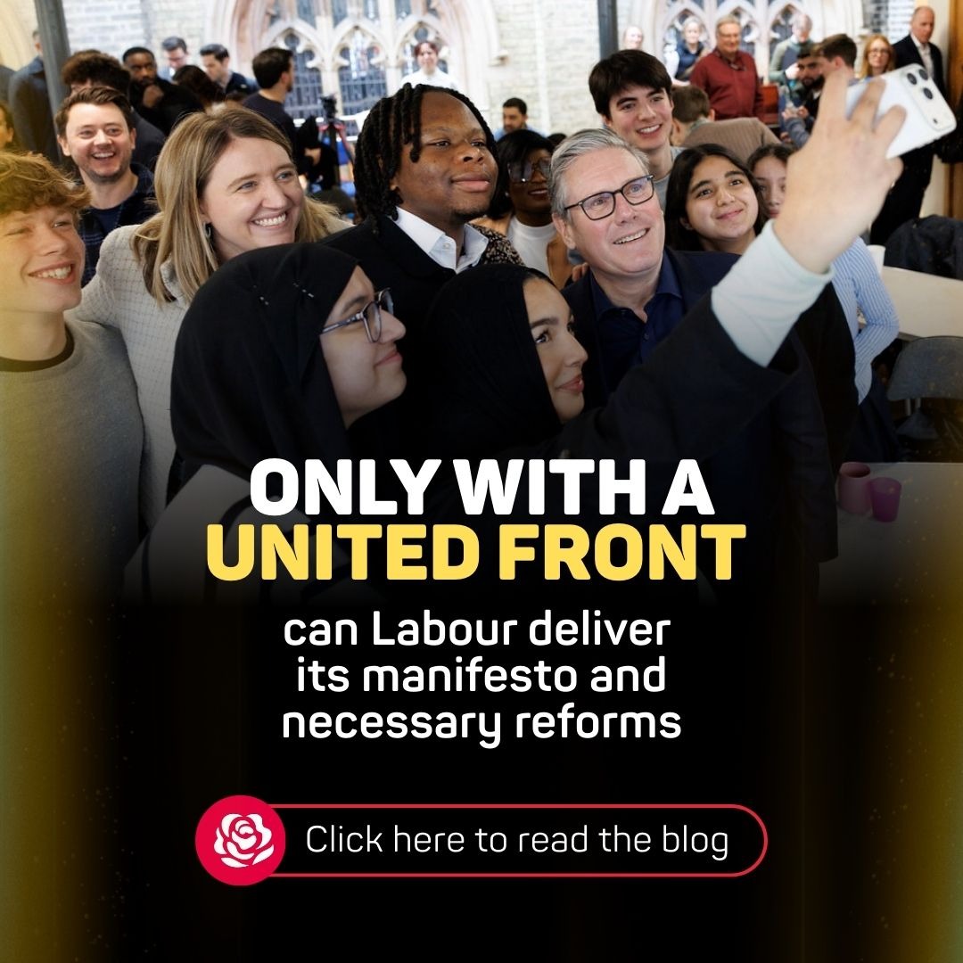 LabourfutureUK's tweet photo. Labour has two options in 2026: unite and deliver or divide and lose. There is no third option.