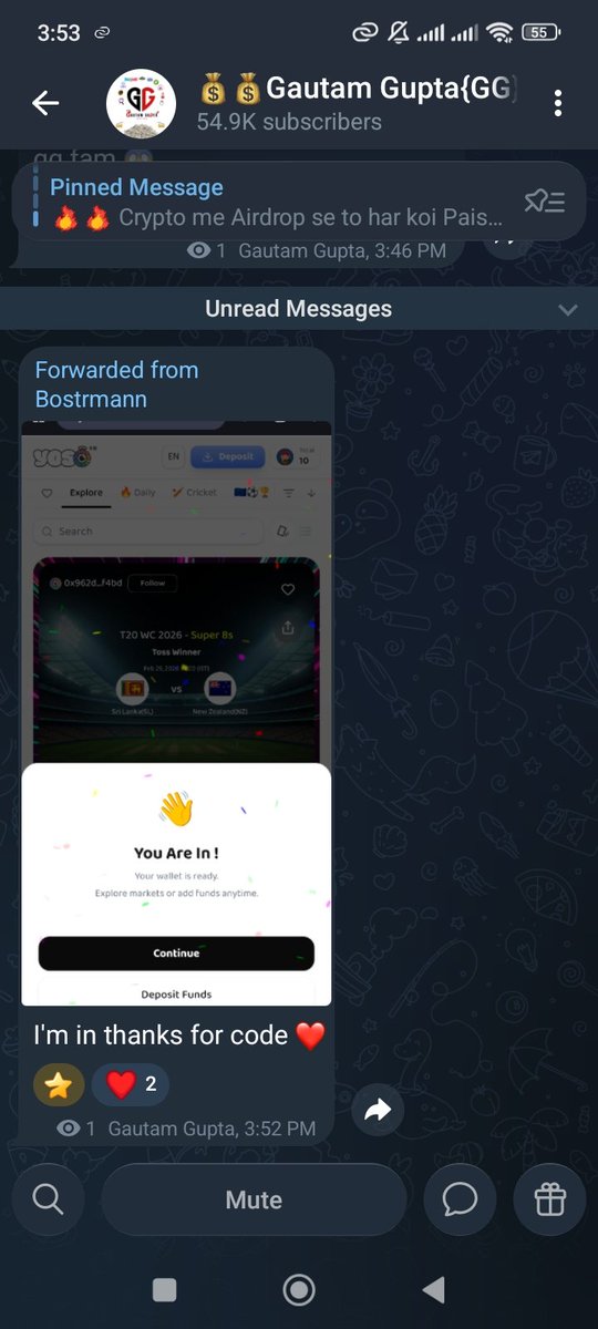 Lipunsahoo42717's tweet image. Just got amazing support from @Cryptogg 💙
Their community rewards loyal users with real giveaways 🎁
Already loving the vibes &amp;amp; transparency here 🔥
Highly recommended to join and stay active if you don’t wanna miss rewards 🚀
#Crypto #Giveaway #LoyaltyReward