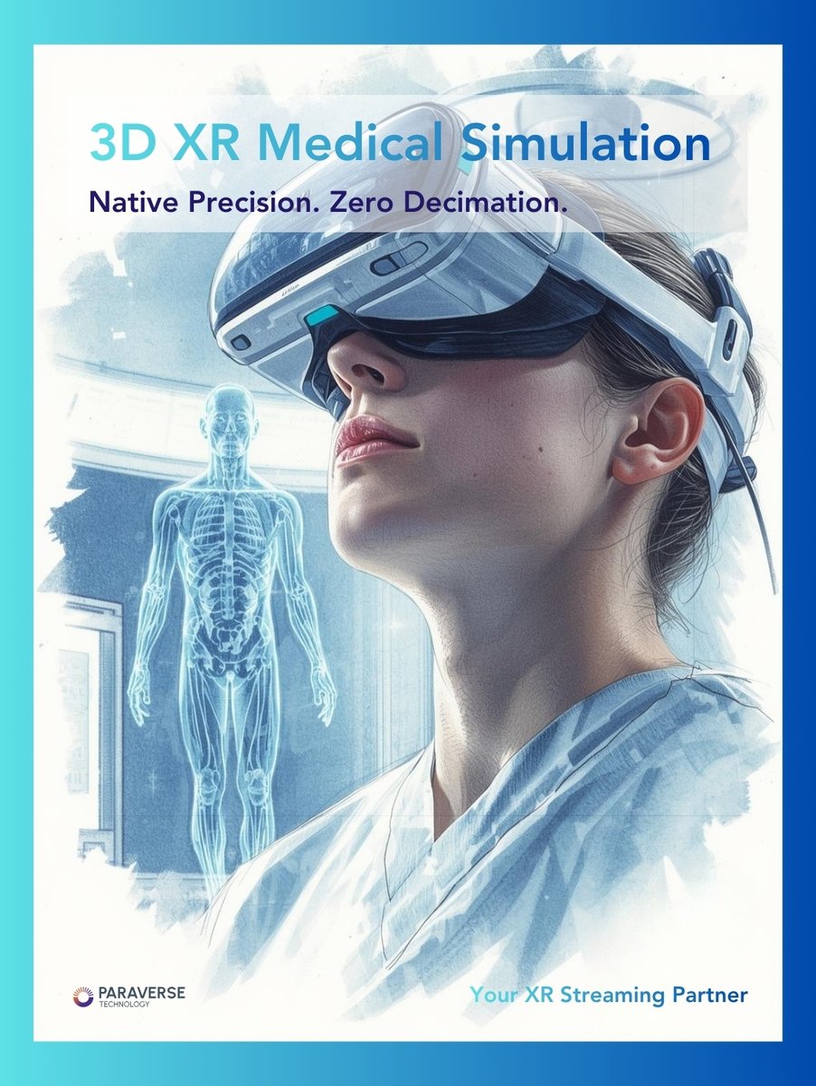 3D XR #Medical #Simulation 

Stop stripping details from your medical models.
🏥 Medical XR is a $10B opportunity, but hospitals won’t accept “low-poly” compromises. With #LarkXR Cloud XR Streaming, #MedSim developers can deliver 1:1 photoreal surgical simulations directly to