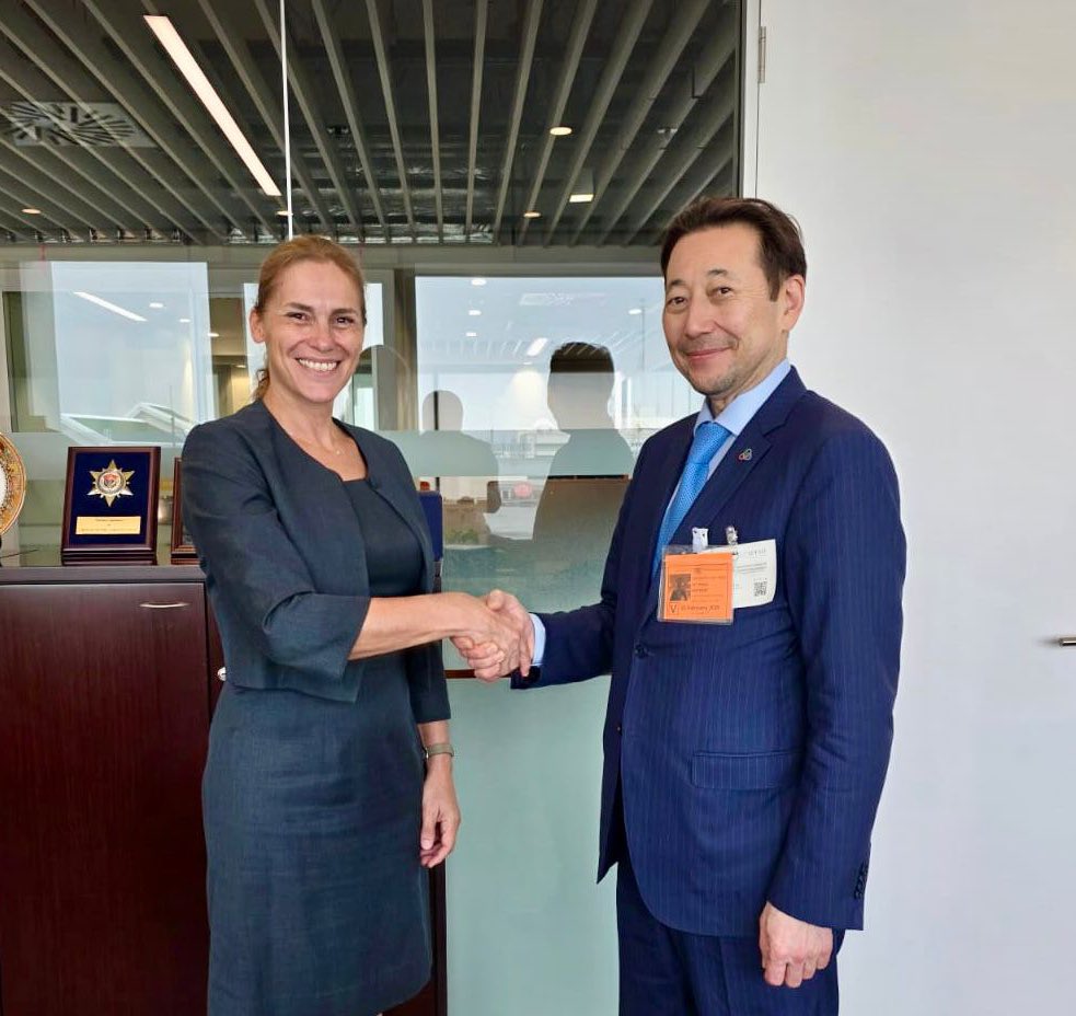 KairatSarybay's tweet image. Had productive meeting w/ Delphine Schantz, @UNODC_SEAP Regional Representative

W/ numerous countries in Asia facing emerging challenges in drug trafficking, smuggling, cybercrime &amp;amp; scam centers, #CICA &amp;amp; #UNODC can effectively collaborate on knowledge sharing &amp;amp; capacity building