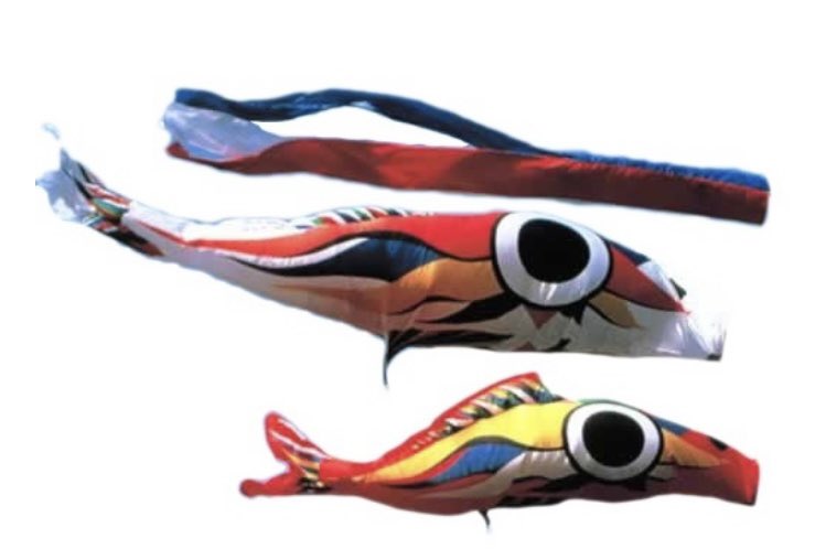 25年前にムスコの初節句で買って貰った岡本太郎の鯉のぼり、いま495万