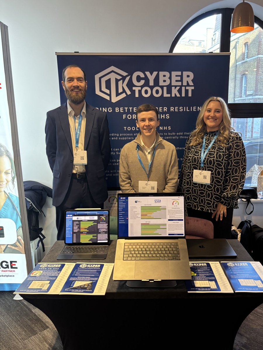 Cyber_Toolkit's tweet photo. We’ve arrived at Cybersecure 2026: The NHS Cyber Security Conference and we’re proud to be providing an early sneak-peak of #CyberToolkit to NHS cyber experts. 

If you’re attending the conference, we’d love to show you our new system.

@Convenzis_Group #Cybersecure2026 https://t.co/Wz822hWtL1