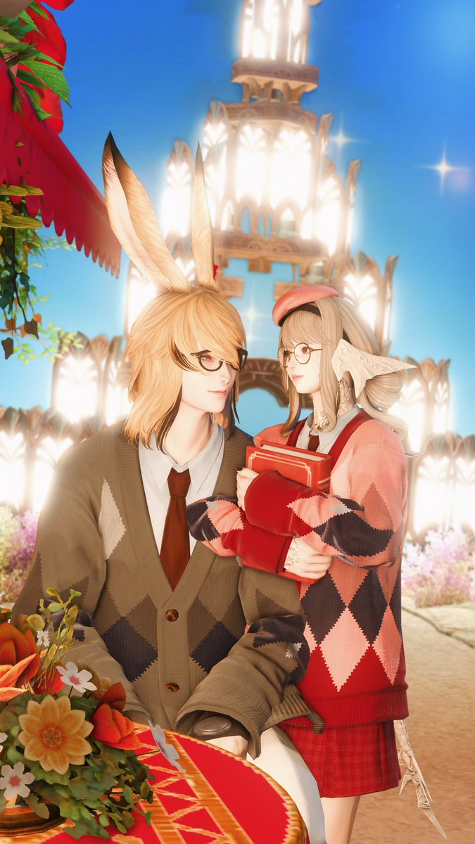 🐰🐉🩷💛
#FF14SS 
#HousingNoah