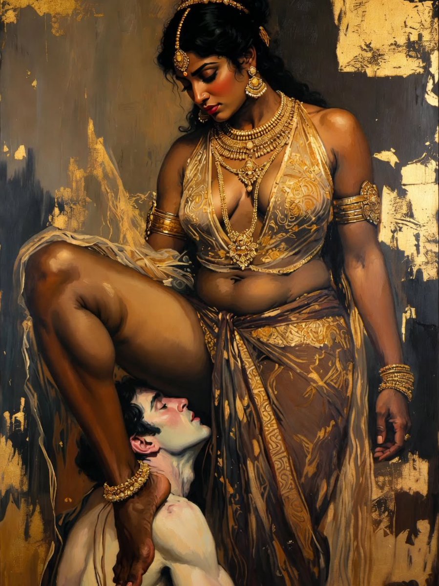 riyakjo's tweet photo. “White men’s real place is under Indian women’s feet ” https://t.co/2k1kfp6Mtn