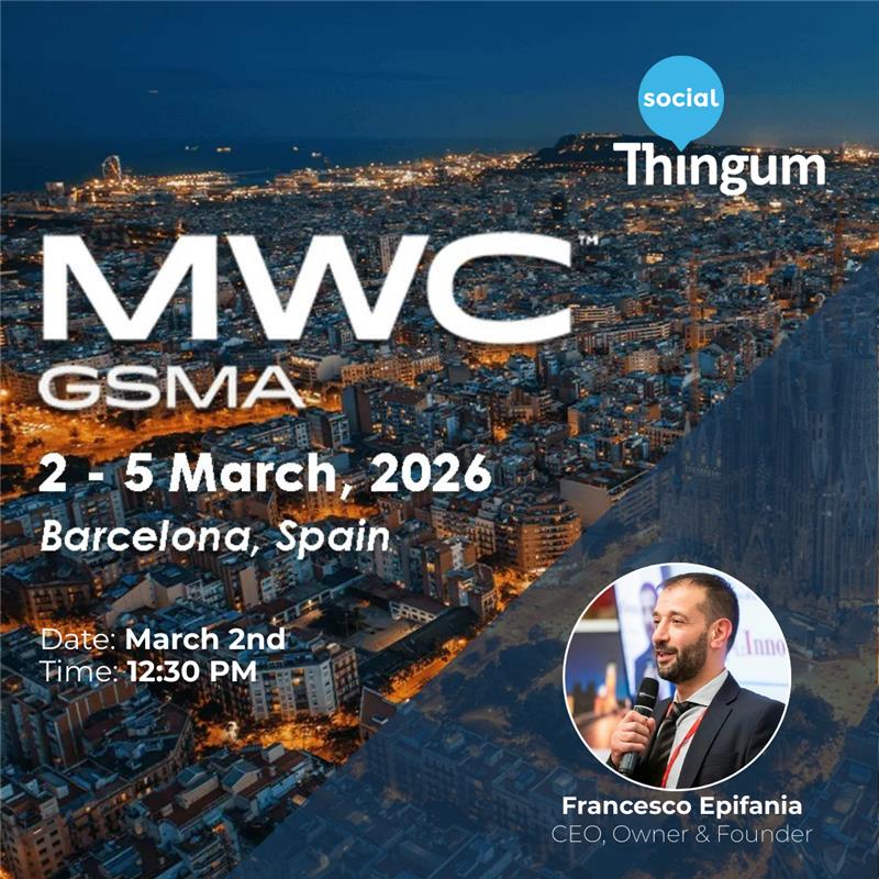 socialthingum's tweet photo. 🚀 We’re heading to MWC Barcelona! From March 2–5, join us at the Booth 2 to discover the latest in AI-driven solutions.

 📅 Don’t miss the official inauguration on March 2nd at 12:30 PM at the Italian Pavilion 7D71! https://t.co/xveqaKbZgl