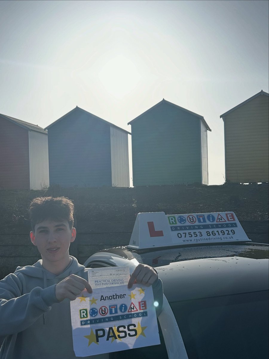 RoutineDriving's tweet photo. @JasontheADI Congrats and well done Lewis on #passedfirsttime your driving test this morning! Great drive, super result! No more secrets! Enjoy, stay safe! https://t.co/KP2UxtHeRF https://t.co/N2h8CJQ1j7