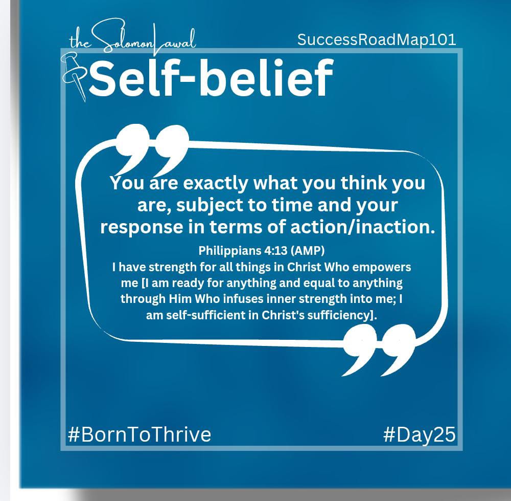 _GODSdeed's tweet photo. You cannot be greater than the personality you internalize. You are the image of yourself you carry in your mind. This transcends mere wishes. How you see yourself influences your behaviour. If you think of yourself as capable, you act in ways that reinforce capability. https://t.co/DUbj3ouOpz