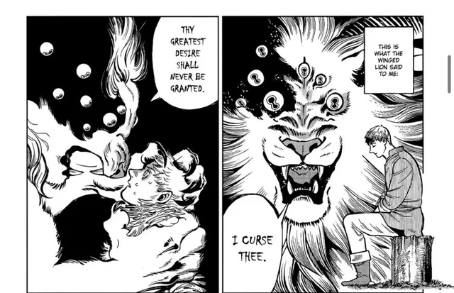 (Spoiler)
◇
◇
◇
◇
◇
◇
His wish was probably to grow close to all monsters and create a society where humans and monsters coexisted peacefully.

And thanks to the curse, monsters feared him and kept their distance. Only the kingdom became peaceful. 