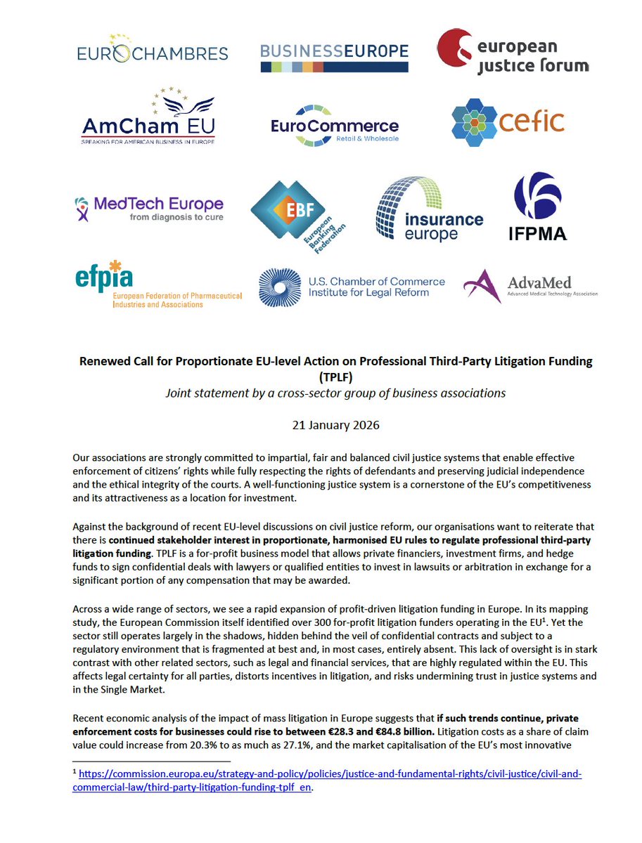 European Justice Forum tweet media