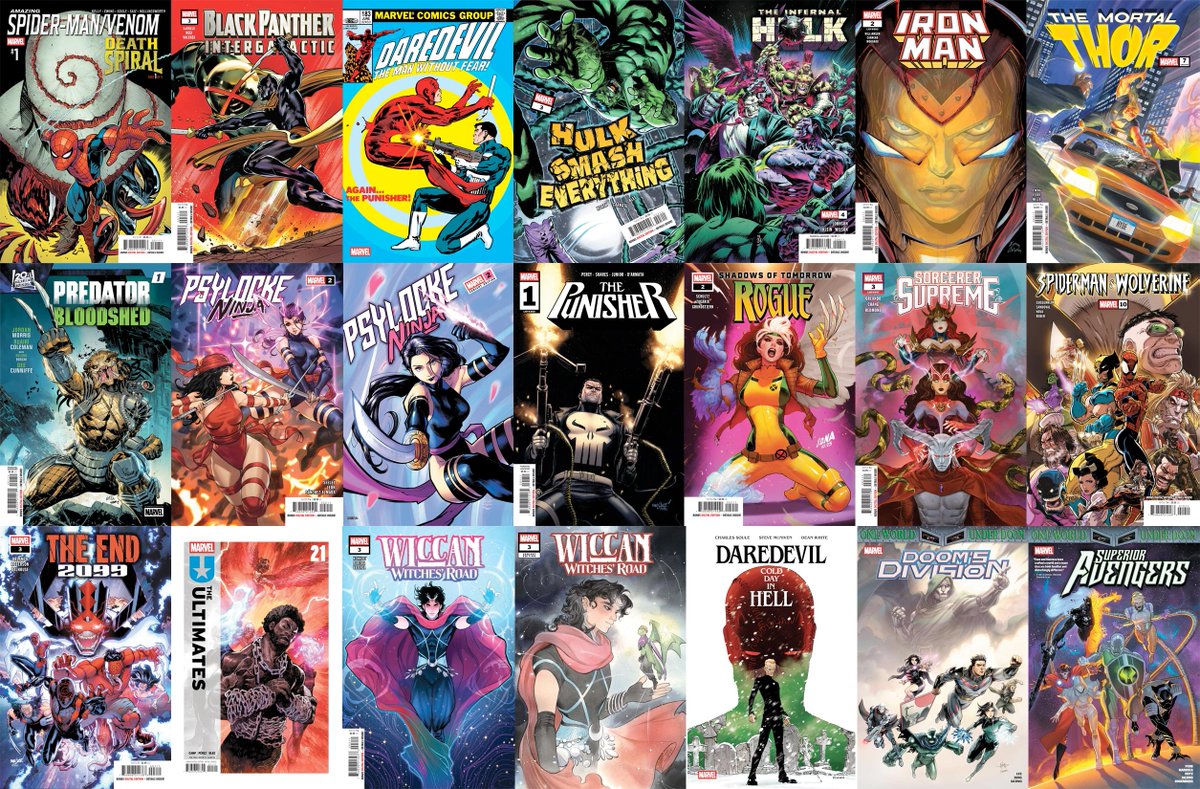 新刊入荷予定のご案内（マーベル）】本国2/25発売分はあさって金曜21