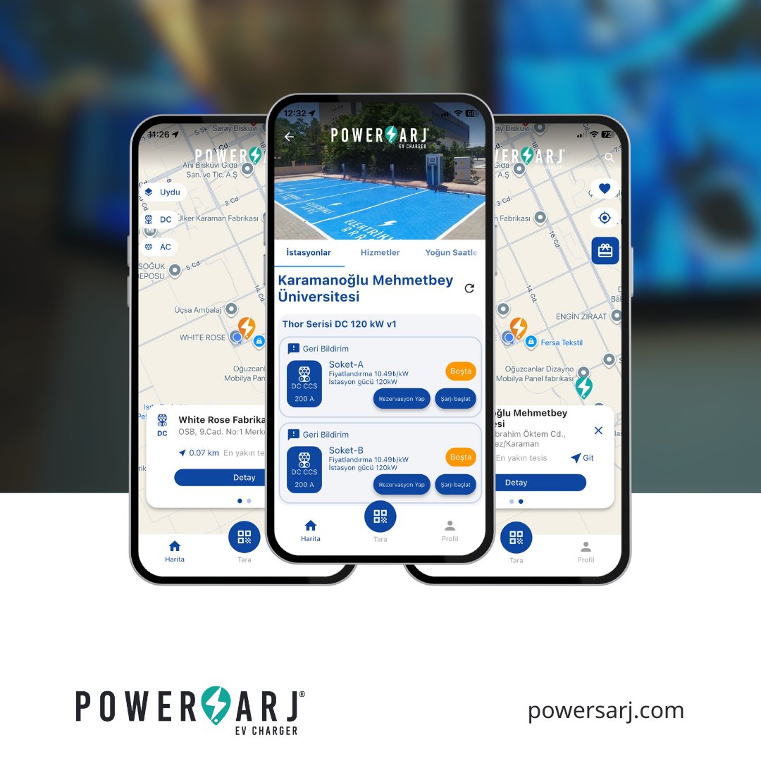 İstasyon aramayın. Powerşarj zaten size en yakın şarj istasyonlarını anında gösterir 💚⚡

#ElektrikliAraç #EVCharging #Şarjİstasyonu #ElektrikliYaşam #SürdürülebilirUlaşım #YeşilEnerji #MobilUygulama #Teknoloji #AkıllıŞehir #EVLife #ChargeSmart #ŞimdiŞarjZamanı #YolaEnerjiKat