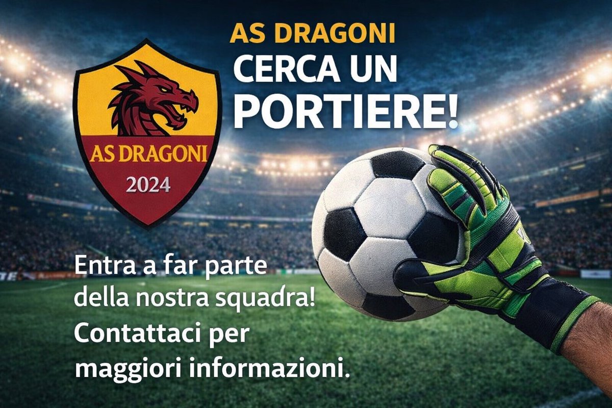 🧤Siamo alla ricerca di un portiere SERIO e con voglia di divertirsi e migliorare insieme a noi.

🏆 Parteciperemo alle seguenti competizioni:

<a href="/VPGItaly/">Virtual Pro Gaming Italy 🇮🇹</a> 
<a href="/VPLItaly/">VPL Italy 🇮🇹</a> 
<a href="/proleagueit/">ProLeague Italia</a> 
<a href="/eLUDO_official/">eLUDO</a> 
<a href="/FVPA_net/">FVPA.net 🇮🇹</a> 
<a href="/VFL_Italy/">VFL ITALIA</a>