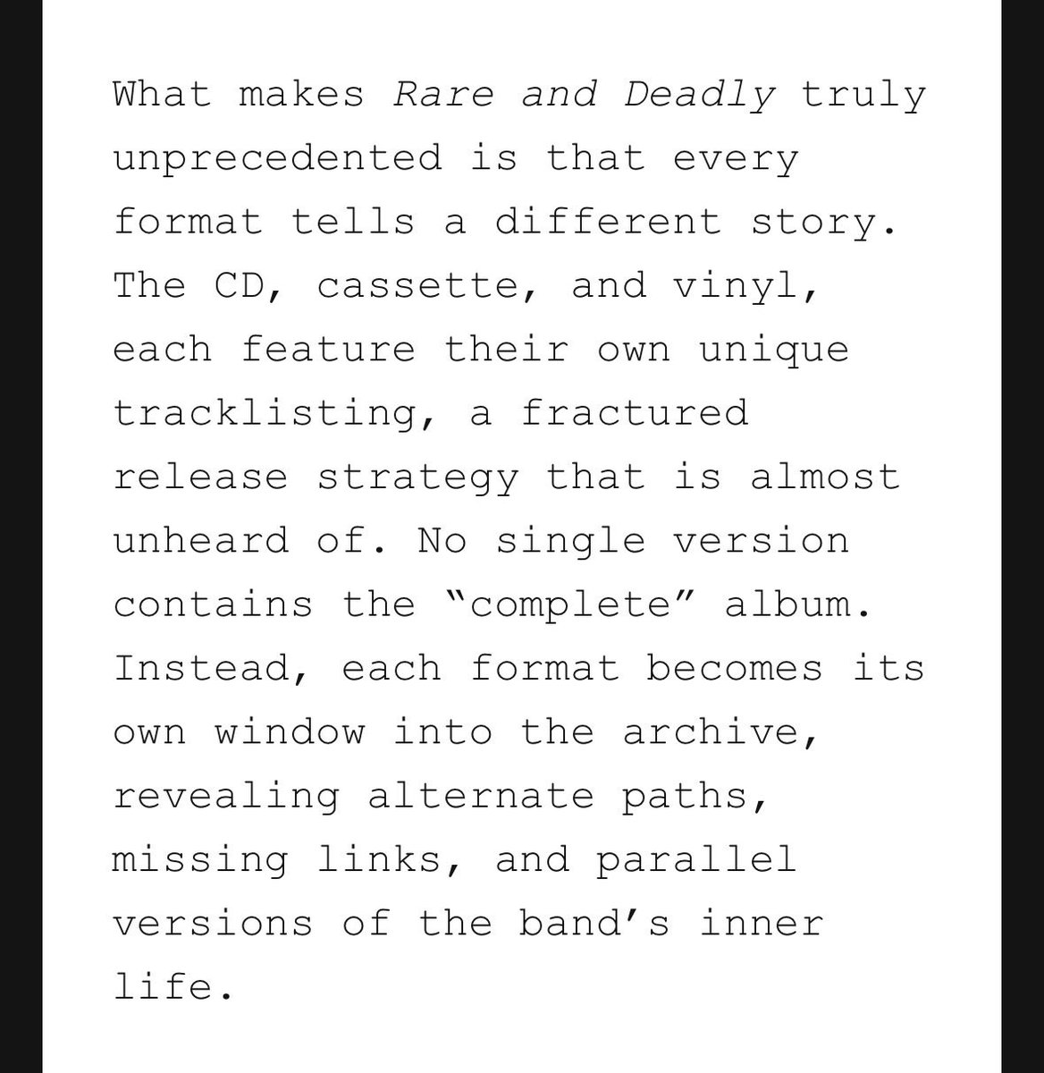 aptbs’ work means a lot to me and i wouldn’t really have the taste i have now without their influence when i was in high school but this is some embarrassing phony hack fraud shit. unjustifiably lame