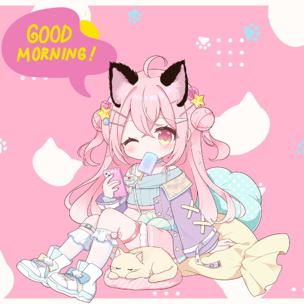 おはようまぐろ🐈 今日は猫の日だ～～！ みいるのおうちのお猫様を