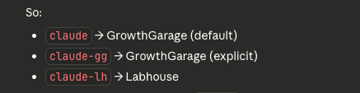 vriusgil's tweet photo. Multiple Claude accounts on the terminal? No problem! Love this 🤩 https://t.co/sIWBmOba2H