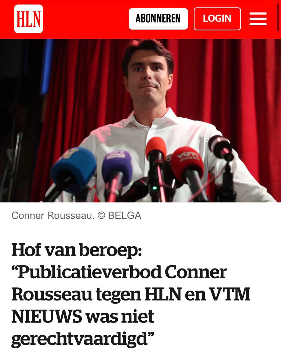 tomvangrieken's tweet photo. Mannekes. Kunnen we Rousseau niet ernstig nemen als het over ‘Freedom of speech’ gaat? Gewoon gênant dat @HLN_BE en @VTMNIEUWS zo kort van geheugen zijn. https://t.co/M7ozNuWldI