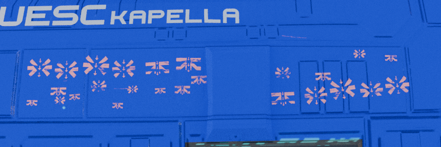 Marzac023D's tweet image. Broad strokes for decals on the upper hull + experimenting with victory mark designs.
#b3d #Homeworld #Marathon