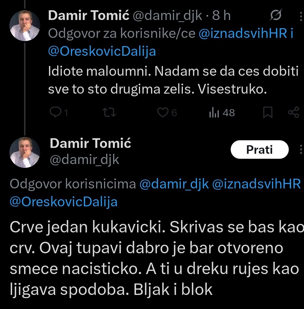 Pišam po tebi smeće tifusarsko, blok je sve što možete, pičke bliži vam se kraj.