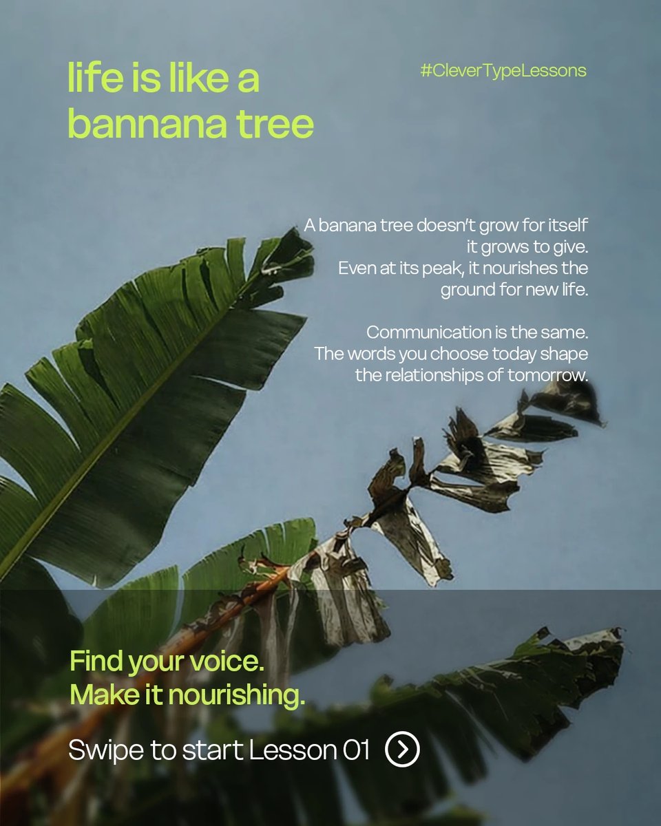 clevertypeai's tweet photo. One word can change everything. The right word makes you sound clear and confident.

Same message. Different impact.

Swipe through Lessons and start choosing words that work for you. 🌱
#CleverTypeLessons https://t.co/FK2Ll4e5vo