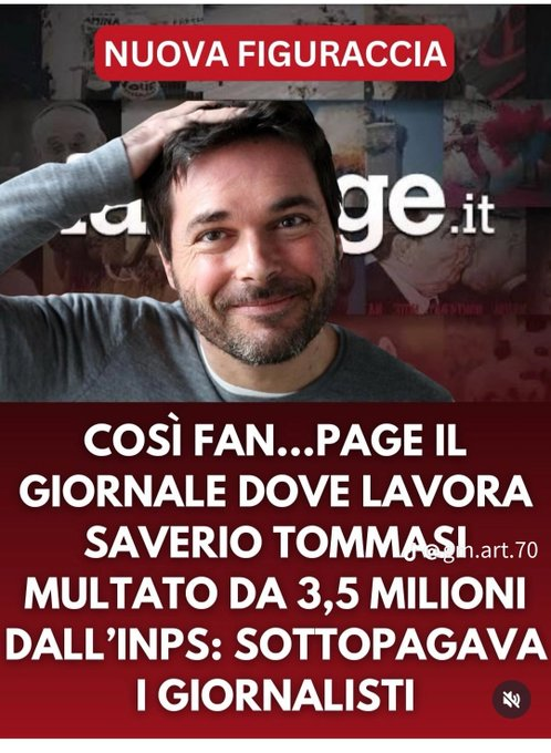 Ma <a href="/fanpage/">Fanpage.it</a> chi, quello che ogni giorno ci ricordava che era indispensabile il salario minimo per i lavoratori italiani dettato dalla sinistra? A quanto, a 3,5 €uro?🤣
Moralisti senza morale e senza credibilità.
#Omnibusla7