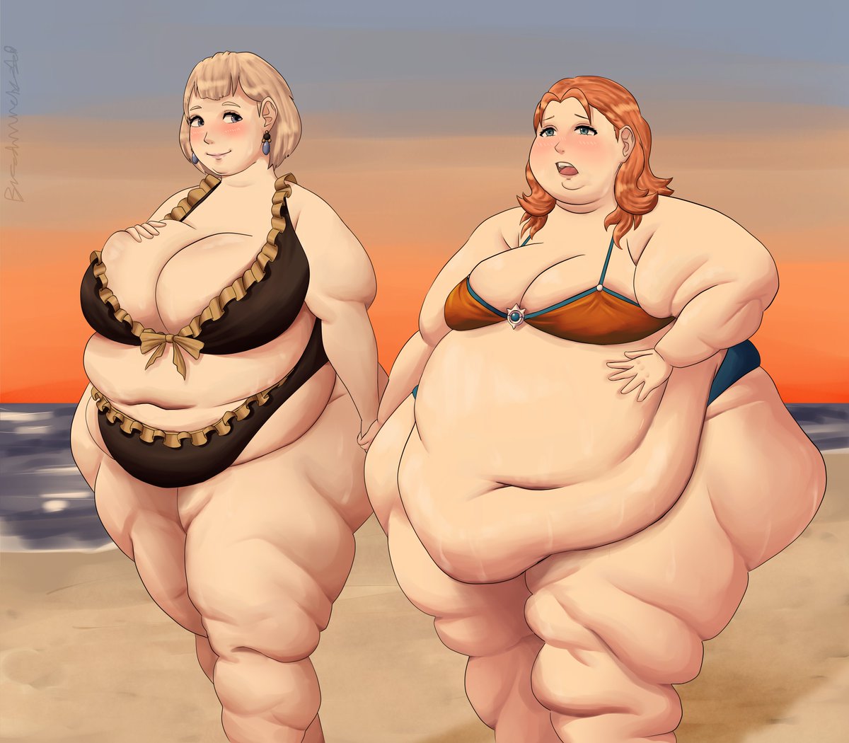 Mercedes talking Annette on a lovely walk down the beach!!
cmm for @/shadowlucario55