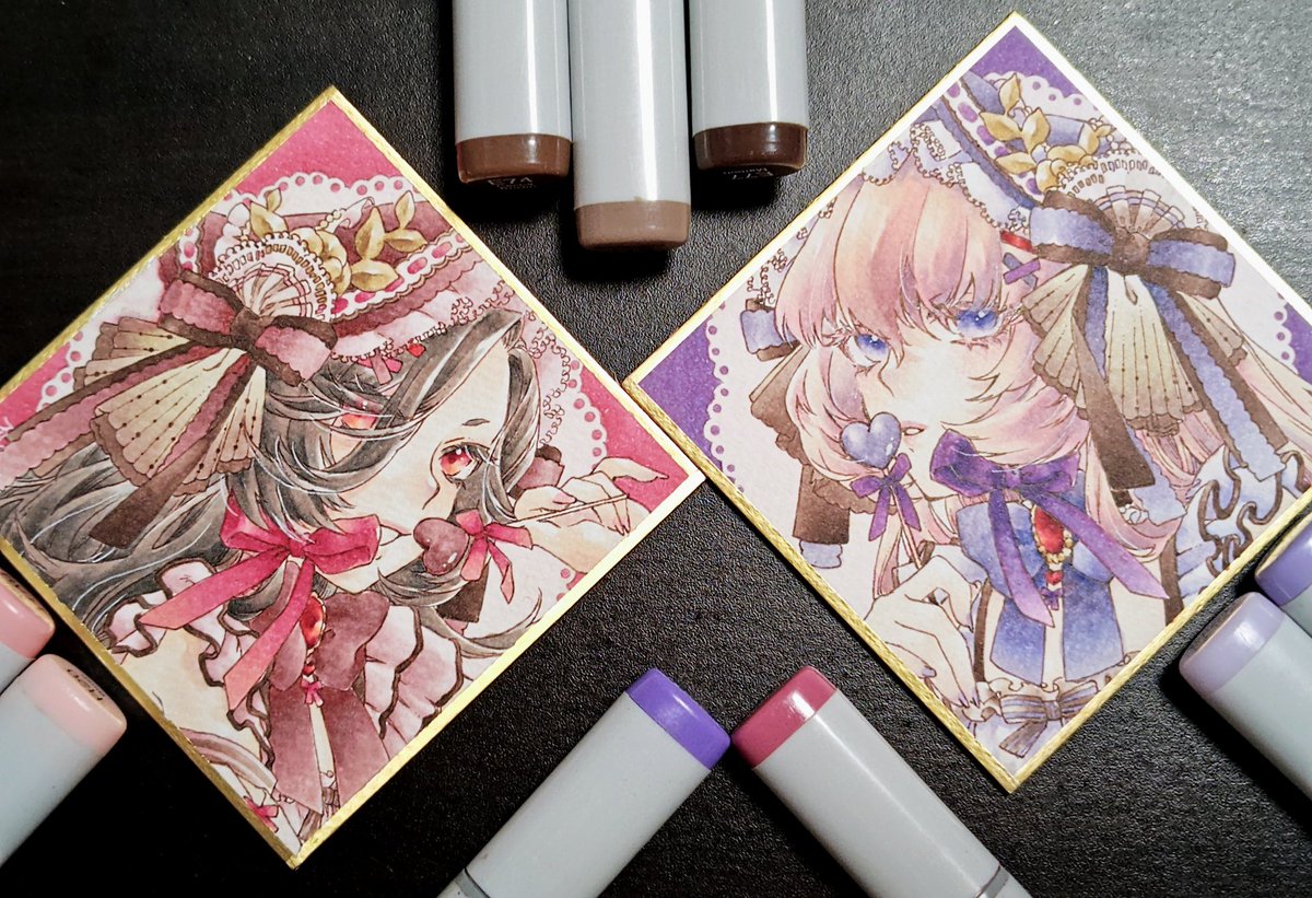 ベリーチョコレートな豆色紙、COMITIA155に持っていきます…！ あと二枚