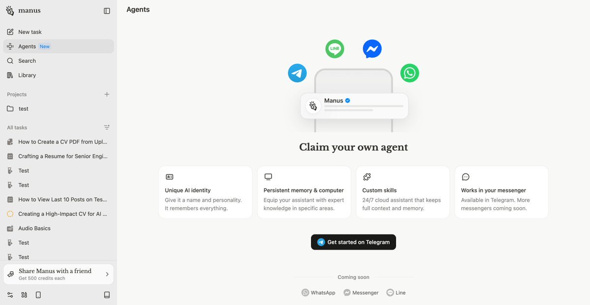 sakevoid's tweet image. manus ai telegram üzerinden agent çıkardı ve meta 2 milyar dolara satın almış olabilir diye fısıltılar dönüyor. grok ise twitter datasıyla beslenip x ekosisteminin içine gömülmüş durumda. ikisi de aynı şeyi vadediyor aslında, senin yerine düşünsün senin yerine yapsın. ama oyunun…